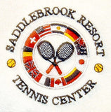 Embroidered Saddlebrook Tennis Logo sweat Shirt